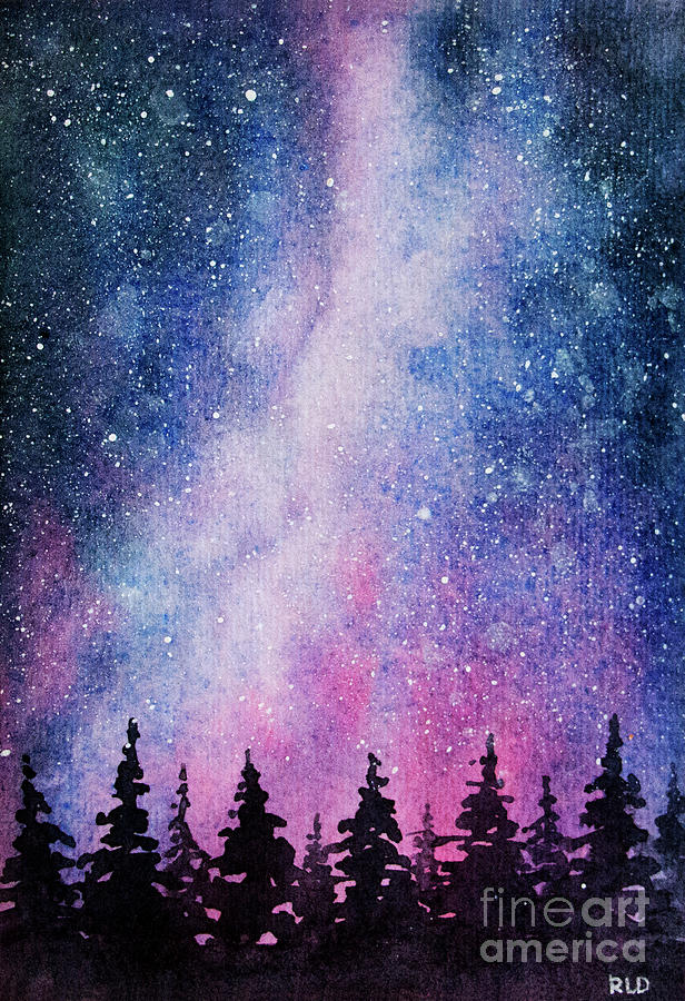 Starry Night Painting by Rebecca Davis