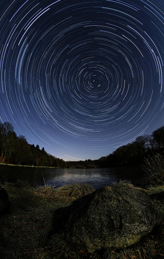 Starry Rotating Night Photograph by Lazypixel / Brunner Sébastien
