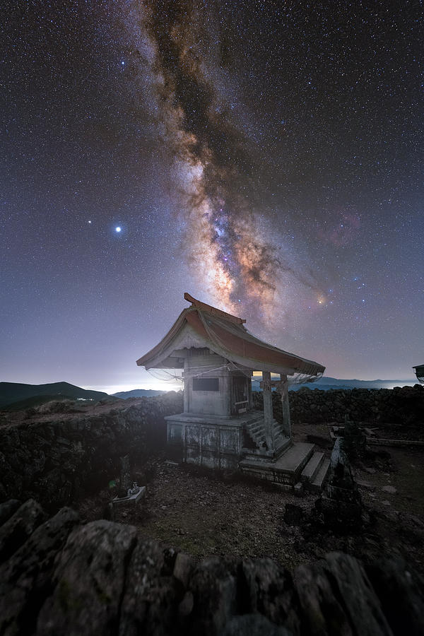 Starry Shrine Photograph by Harlock