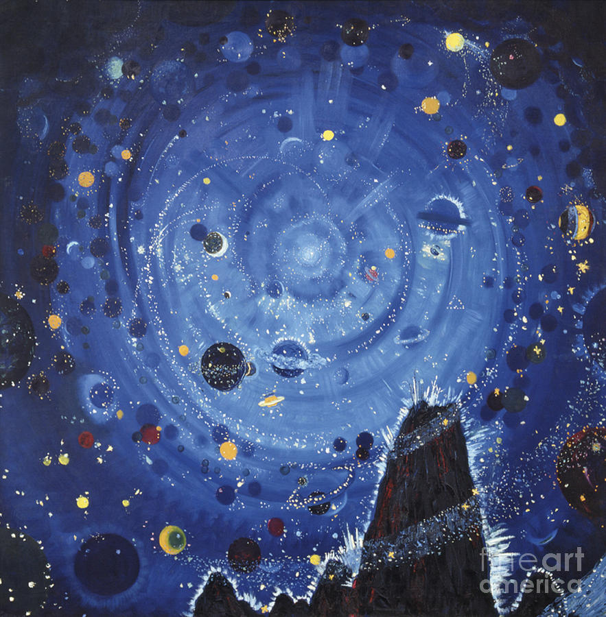 Starry Sky Drawing by Heritage Images