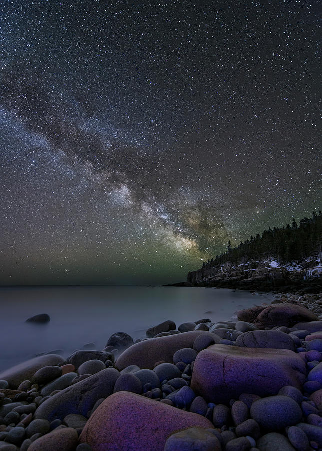 Nature Photograph - Stars And Boulders by Michael Blanchette Photography