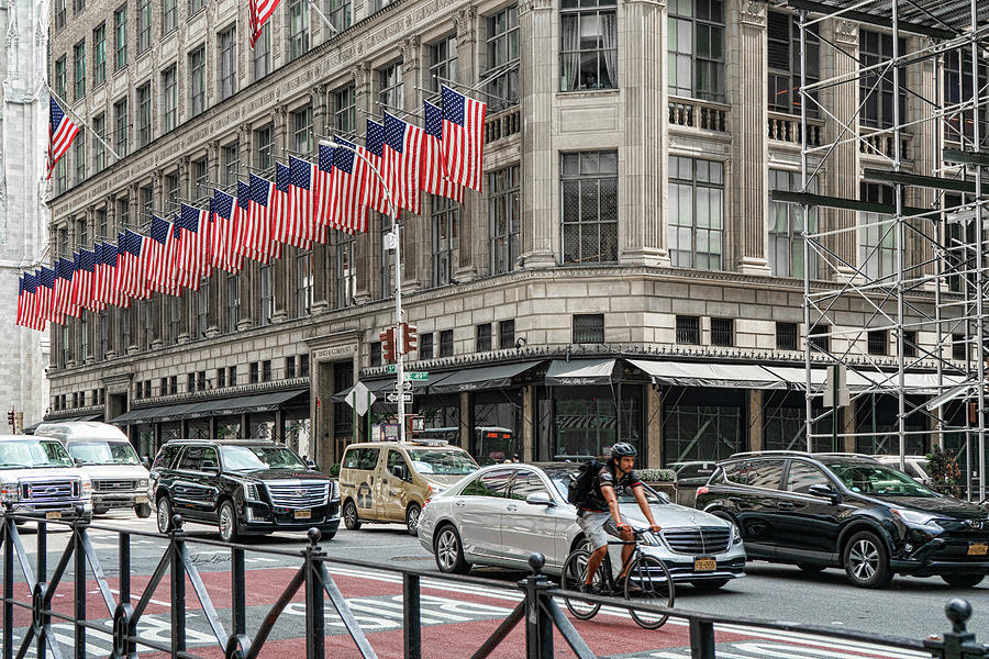 Stars and Stripes at Saks Photograph by Sharon Popek