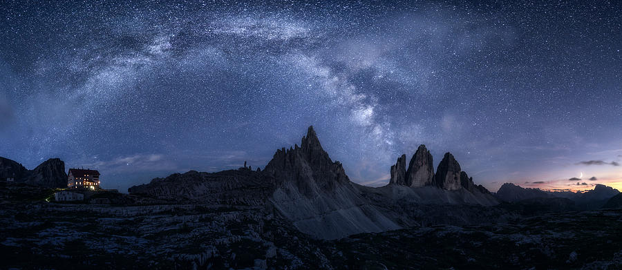 Stars In The Dolomites Photograph by Daniel F.