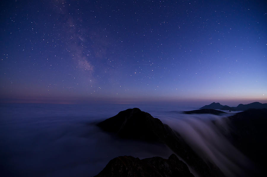 Stars Into Night Photograph by Laurentiu Pavel