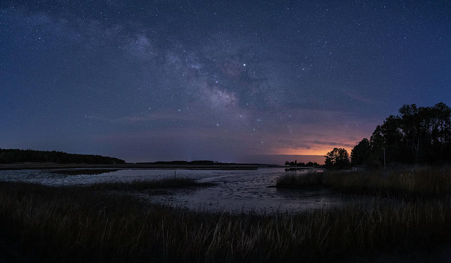 Stars Over St Johns Creek  Photograph by Robert Fawcett