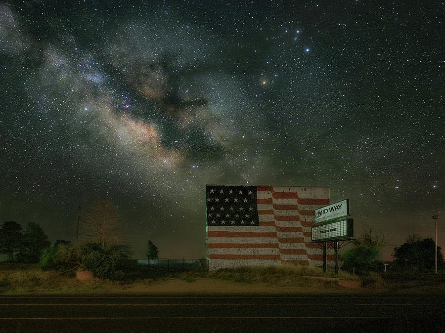 Stars Over Stars and Stripes Photograph by James Clinich