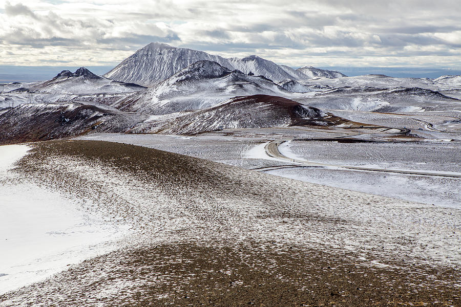 Winter Photograph - Start Of Winter In Iceland by Mirjam Delrue