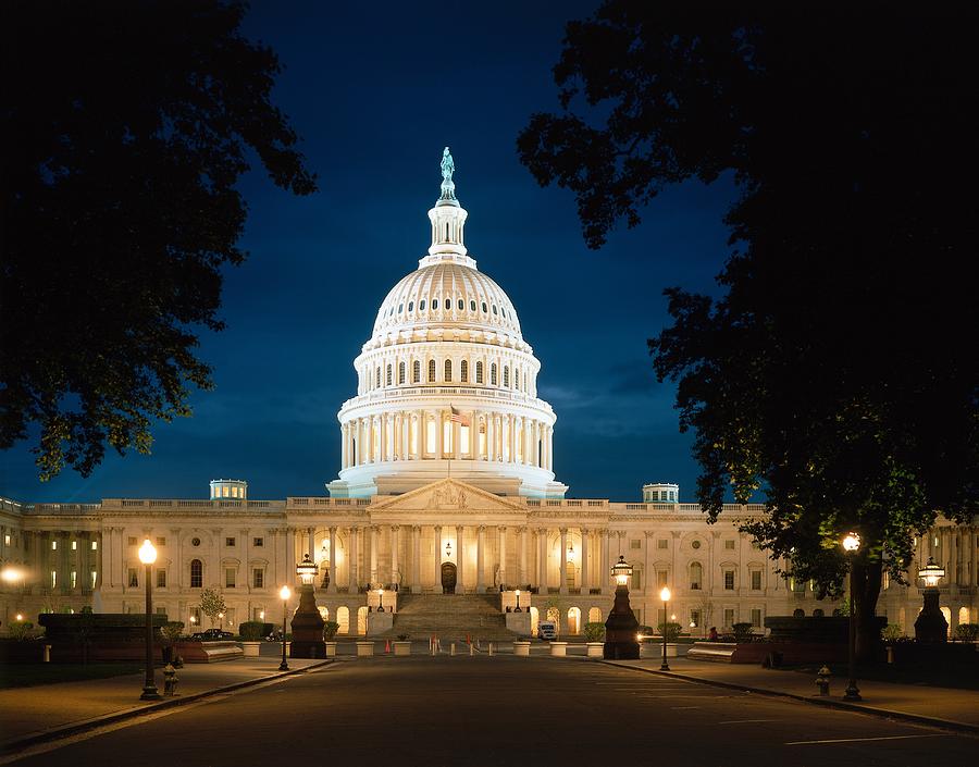 Washington D.c. Digital Art - State Capitol Building by Fridmar Damm