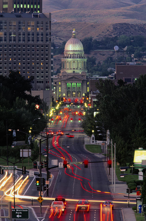 State Capitol Building In Boise, Idaho Photograph by Glen Allison