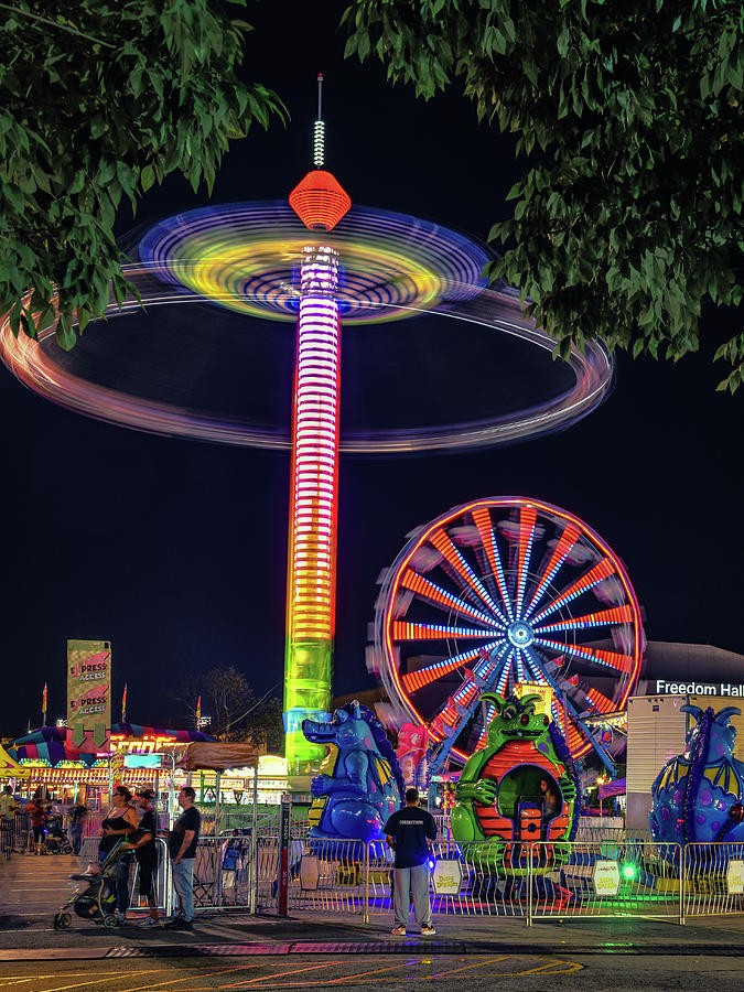 State Fair Midway Photograph