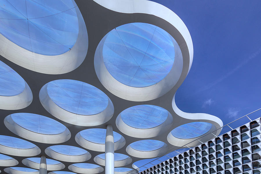 Station Photograph - Station Canopy by Theo Luycx