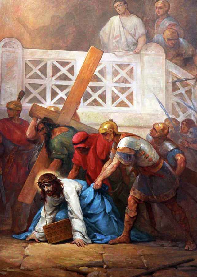 Stations of the Cross at St Alexander Church Photograph by Munir Alawi ...