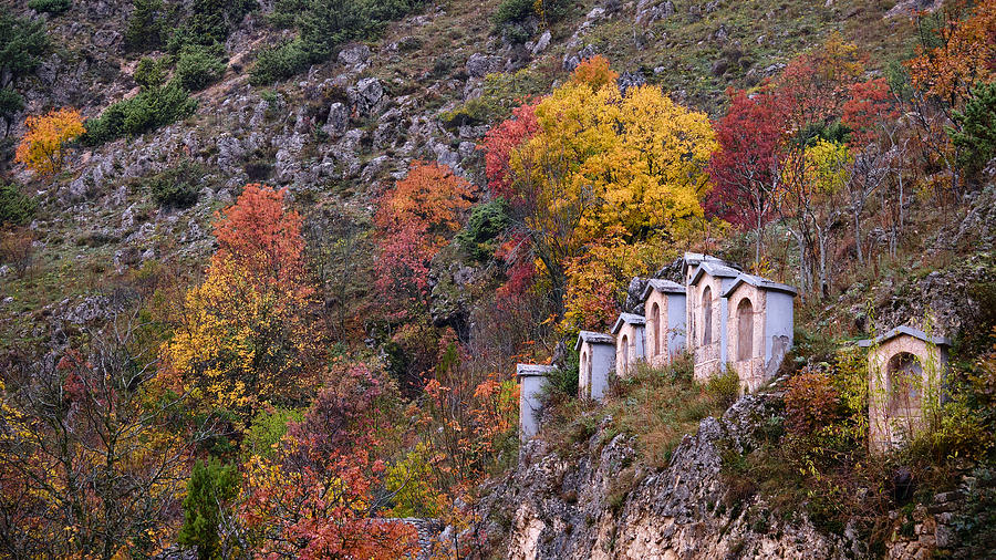 Stations Of The Cross In Autumn Photograph by Gianluca Li Causi