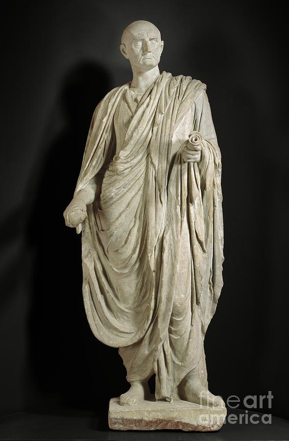Statue Of Cicero, Marble Photograph by Roman