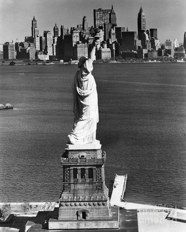 STATUE OF LIBERTY, c1960 Photograph by Granger