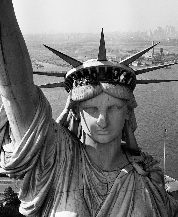 Statue Of Liberty Photograph - Statue of Liberty by Margaret Bourke-White