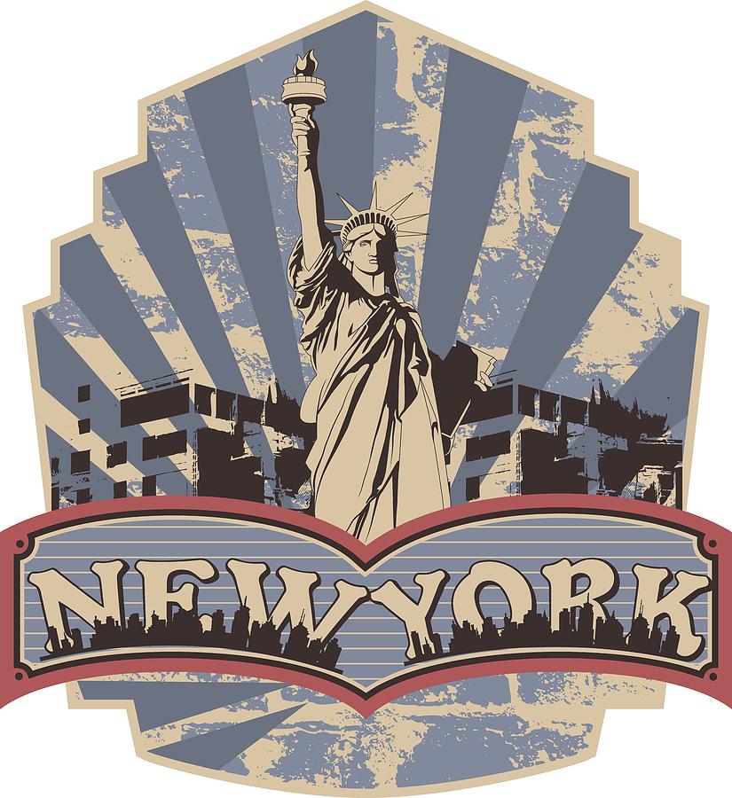 4th Of July Digital Art - Statue Of Liberty New York by Passion Loft 4th Of July Digital Art - Statue Of Liberty New York by Passion Loft