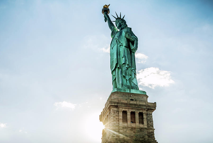 Statue Of Liberty, Nyc Digital Art by Antonino Bartuccio