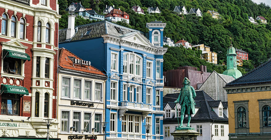 Statue Of Ludvig Holberg, Bergen, Norway Photograph by John Wang