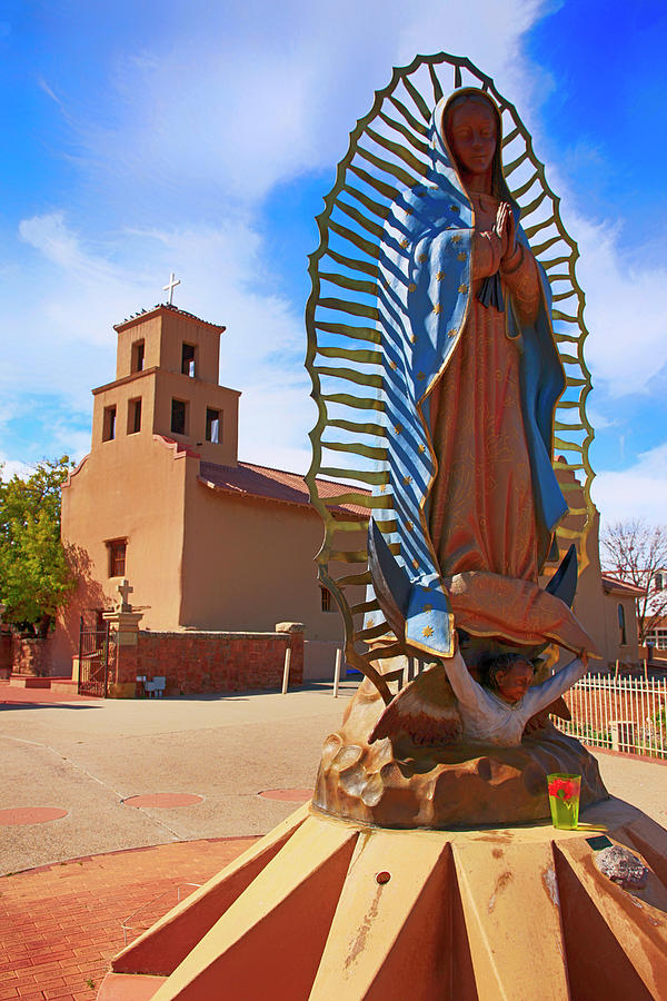 statue of Nuestra Senora de Guadalupe Photograph by Chris Smith