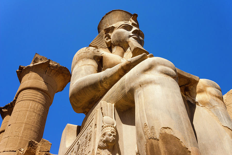 Statue Of Ramses II, Luxor, Thebes Photograph by Nico Tondini