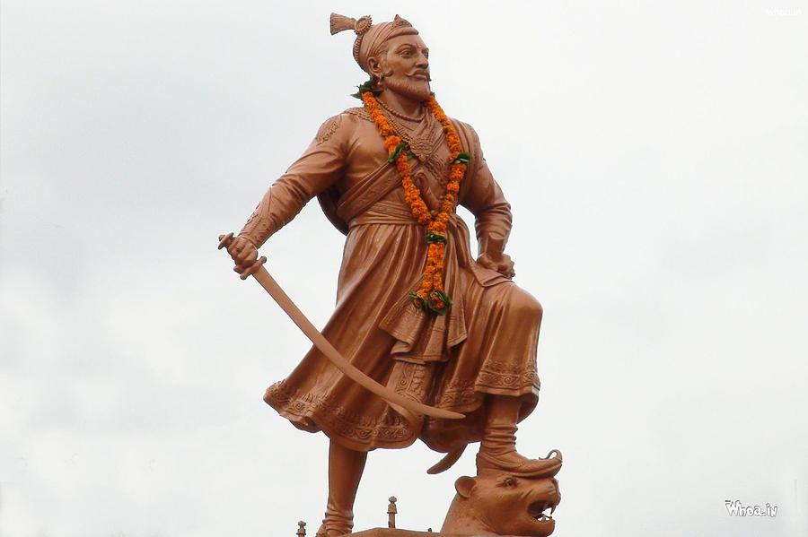 Statue Of Shivaji Maharaj 2 Digital Art by Brahaman Dhumsi