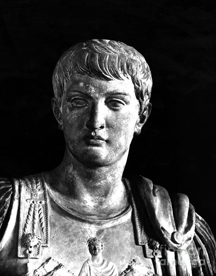 Statue of the young Nero  Sculpture by Roman School