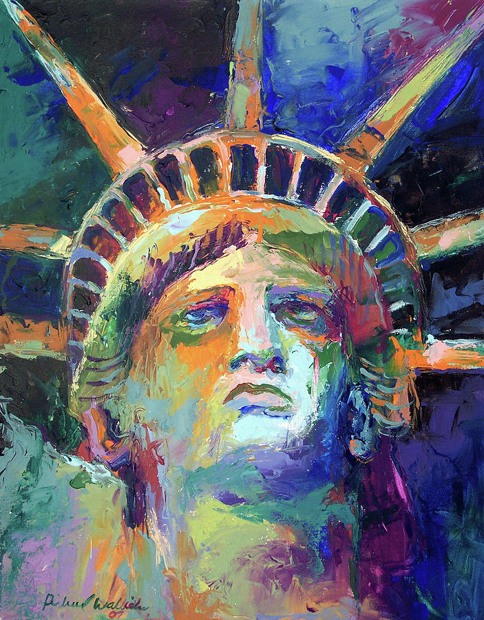 Statue Painting by Richard Wallich - Fine Art America