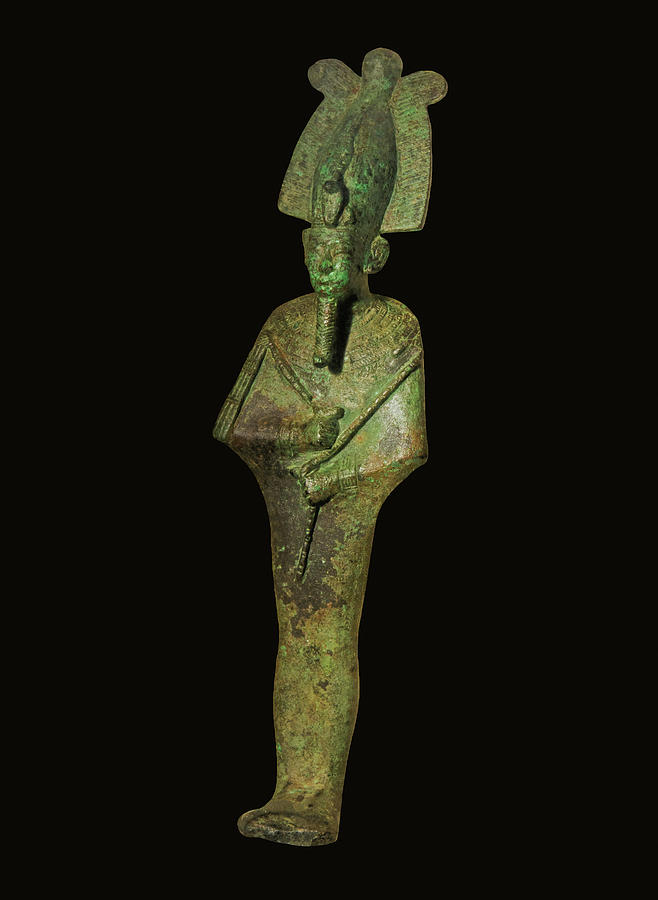 Statuette Of Osiris Photograph by Millard H. Sharp