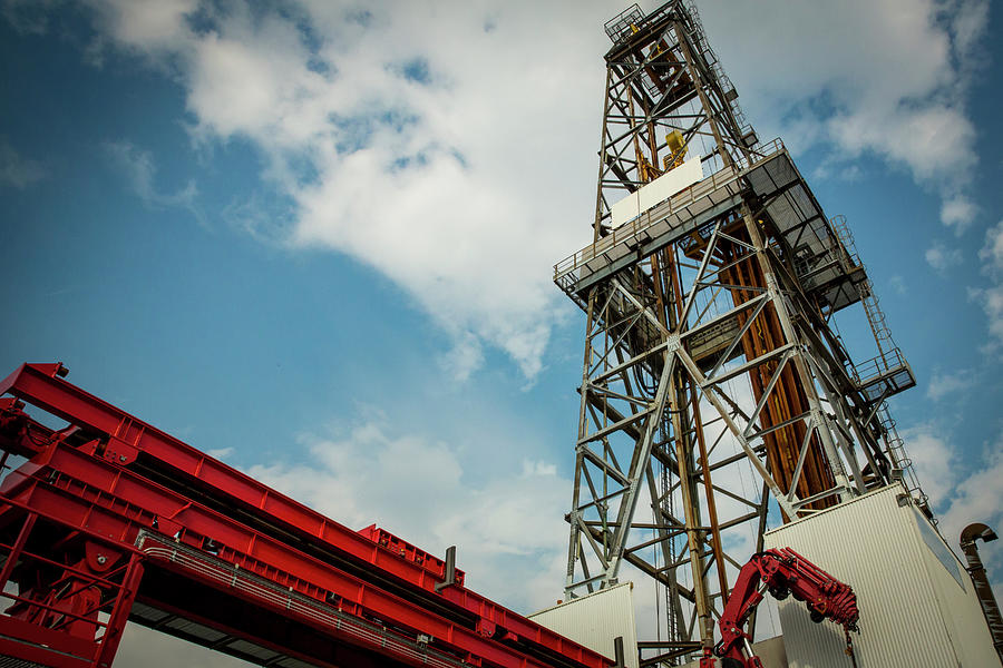 Stavanger Norway Oil Rig Tower Photograph by Cavan Images - Fine Art ...