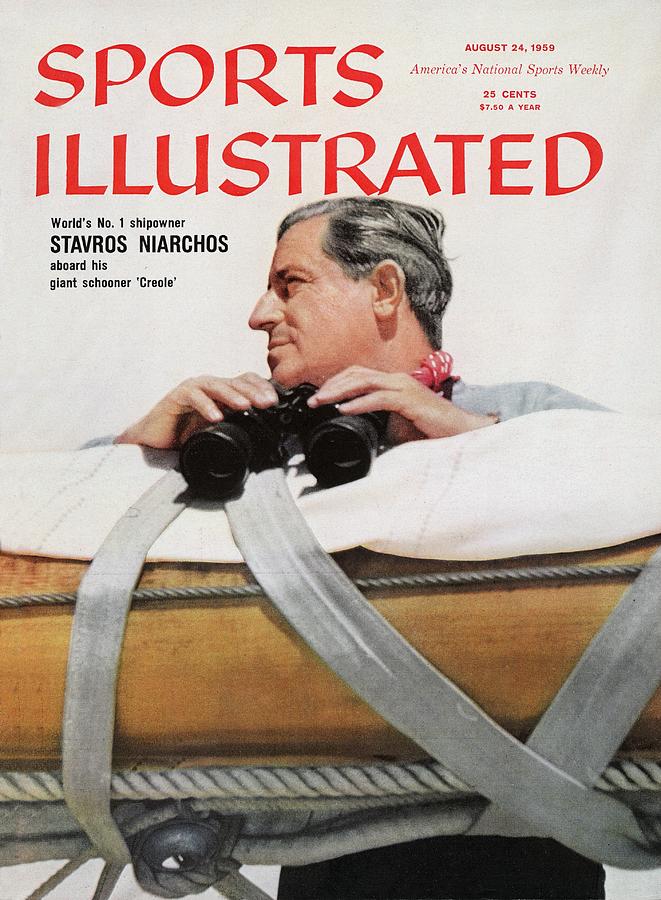 Stavros Niarchos, 1956 Torby Lisbon Race Sports Illustrated Cover Photograph by Sports Illustrated