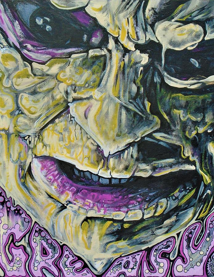Stay greasy with the Greasy strangler  Painting by Sam Hane