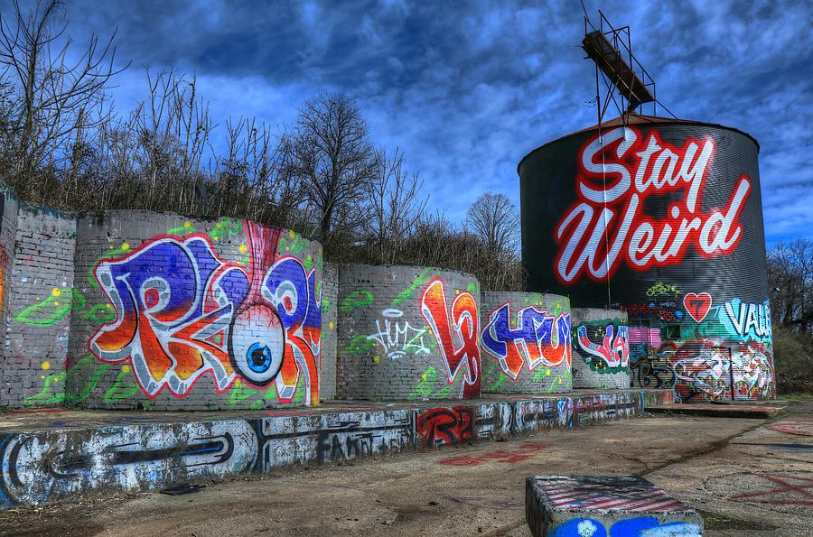 Stay Weird Asheville Photograph by Carol Montoya