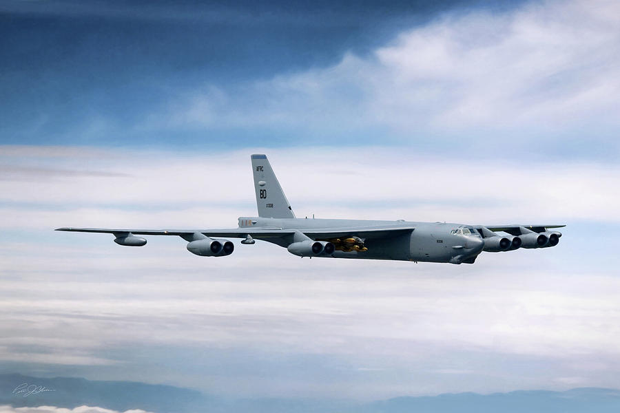 Staying Power B-52H Digital Art by Peter Chilelli