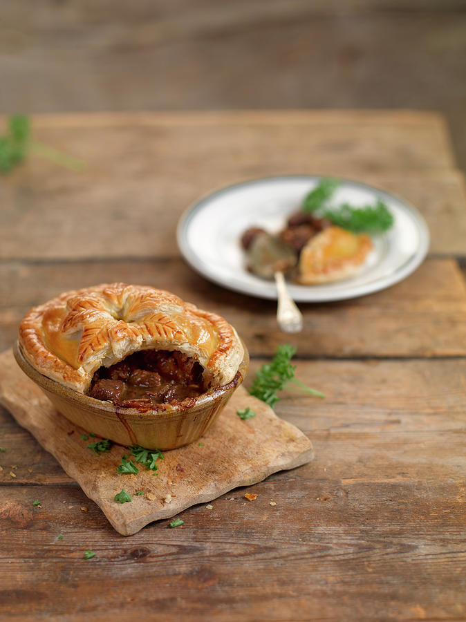 Steak And Ale Pie Photograph by Ian Garlick