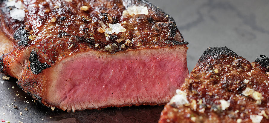 Steak Made In A Beefer close-up Photograph by Tre Torri