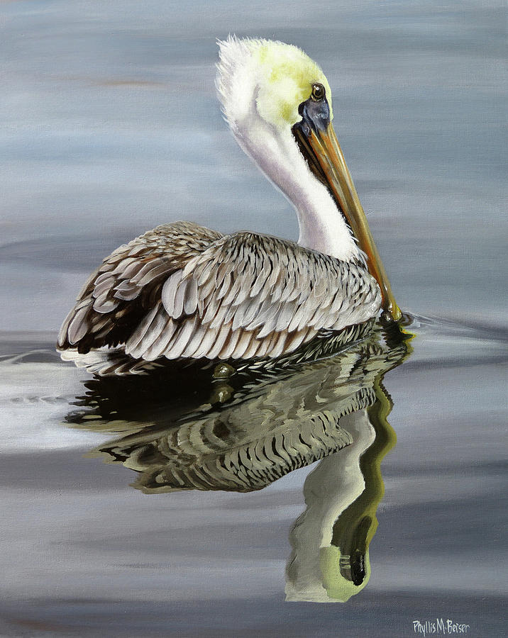 Stealing Reflections Painting By Phyllis Beiser - Fine Art America