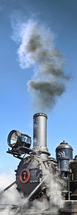 Steam Locomotive, Willits, California Photograph by Diane Miller