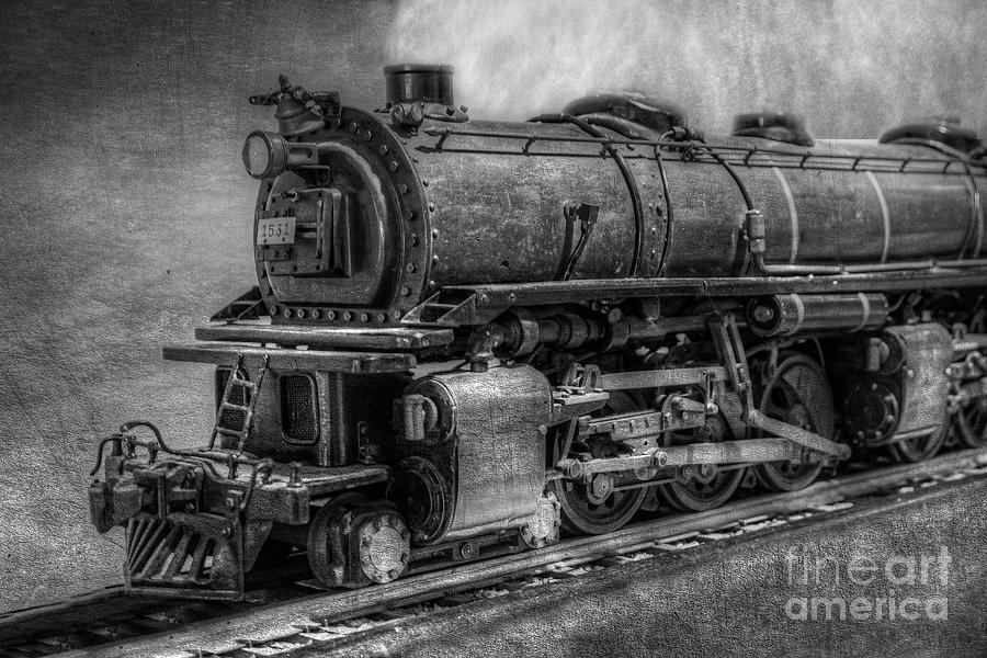 Steam Train Engine Railroad Digital Art by Randy Steele