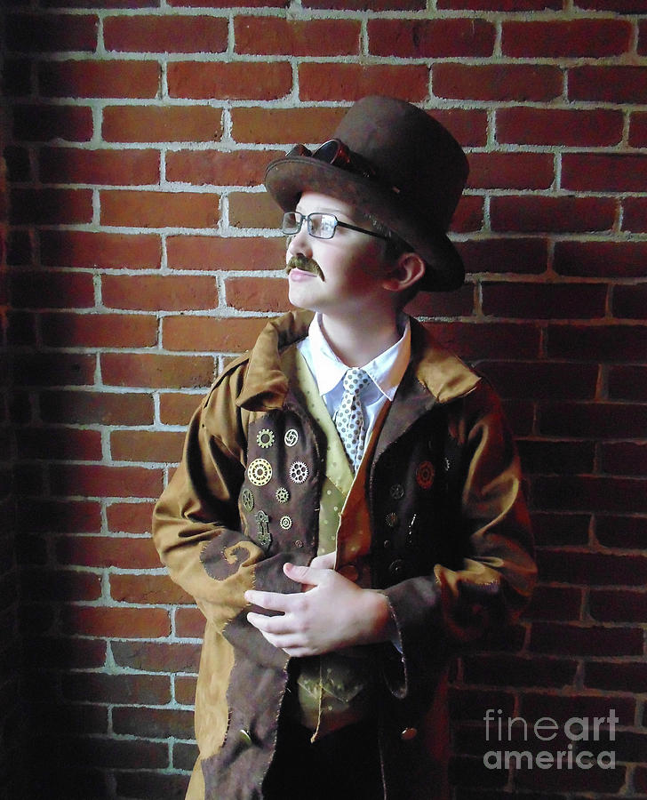 Steampunk Gentleman Costume 1 Photograph by Amy E Fraser