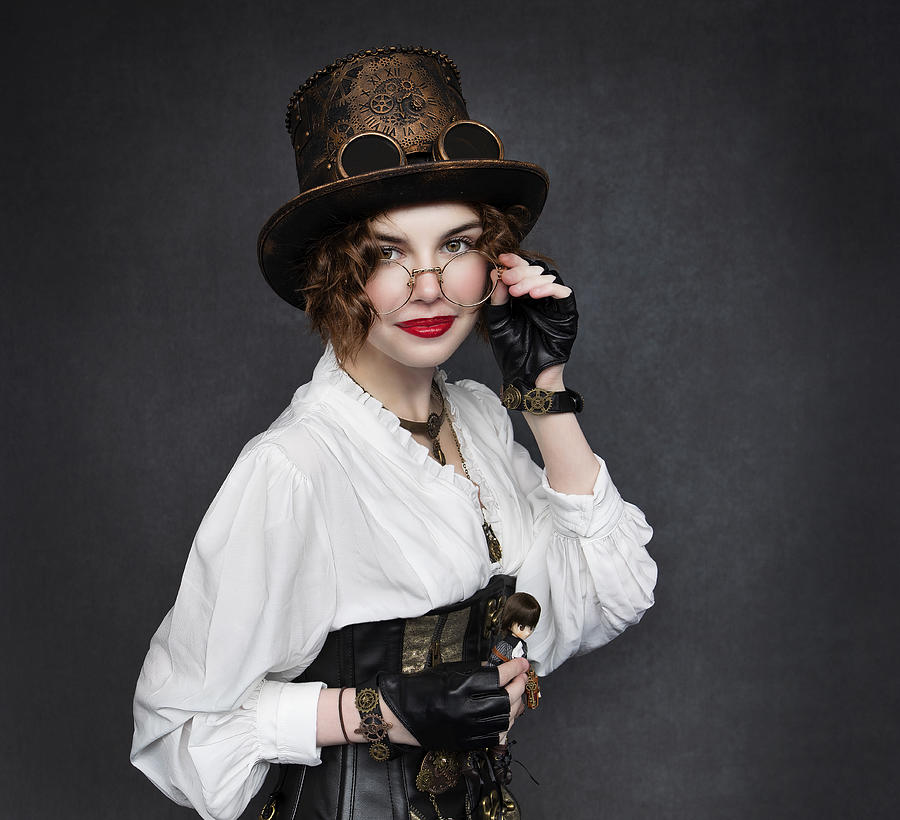 Portrait Photograph - Steampunk Glamour by Daniel Springgay