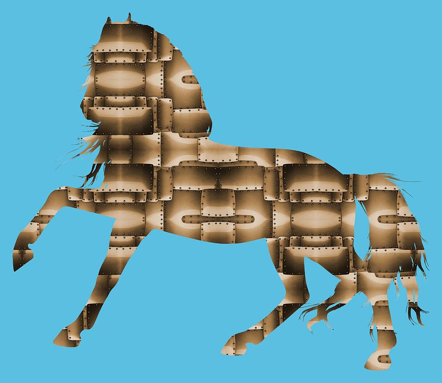 Steampunk Horse - Digital Art by Ericamaxine Price Steampunk Horse - Digital Art by Ericamaxine Price