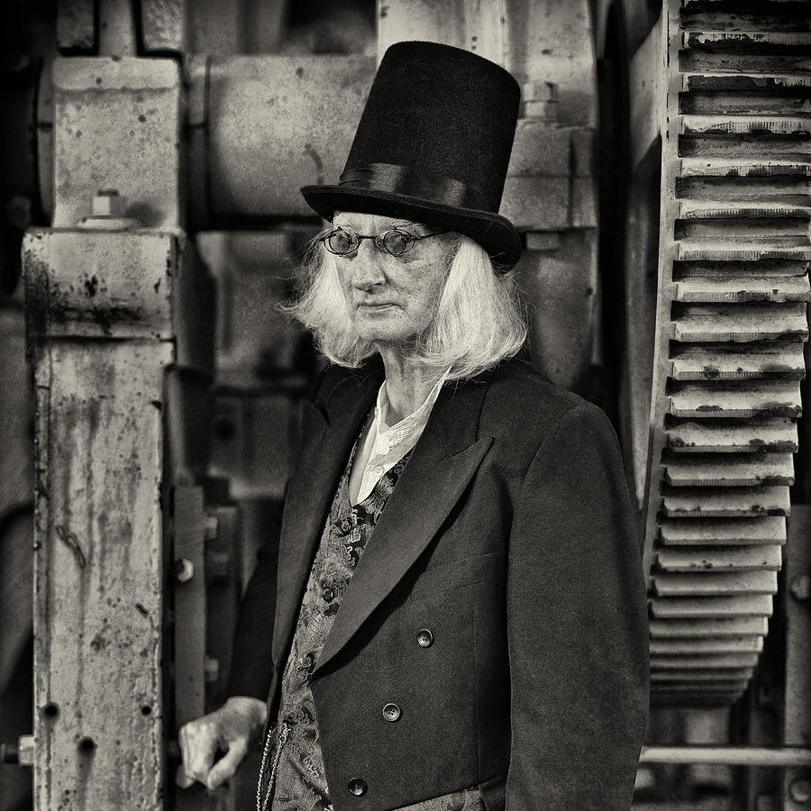 Portrait Photograph - Steampunk Spy II by Vite Tao