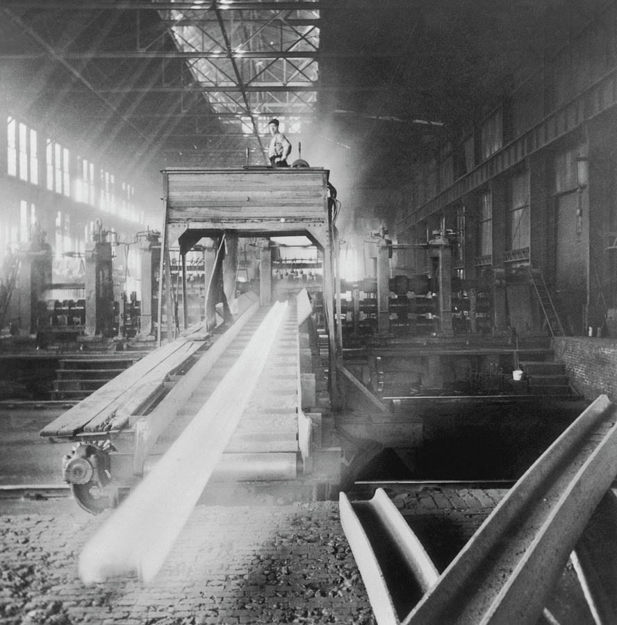 Steel Foundry Photograph by Archive Photos