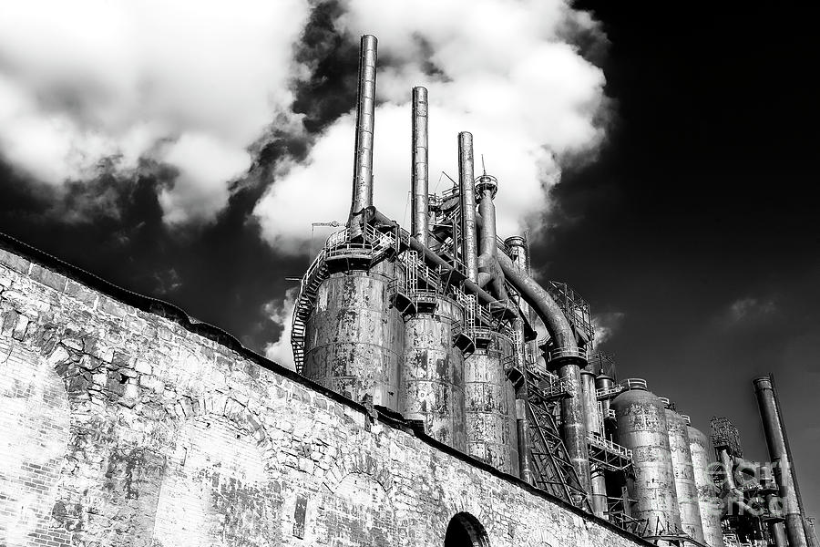 Steel Mill Rising at Bethlehem Steel Photograph by John Rizzuto