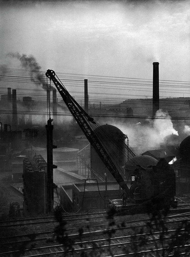 Company Photograph - Steel Plant by Margaret Bourke-White