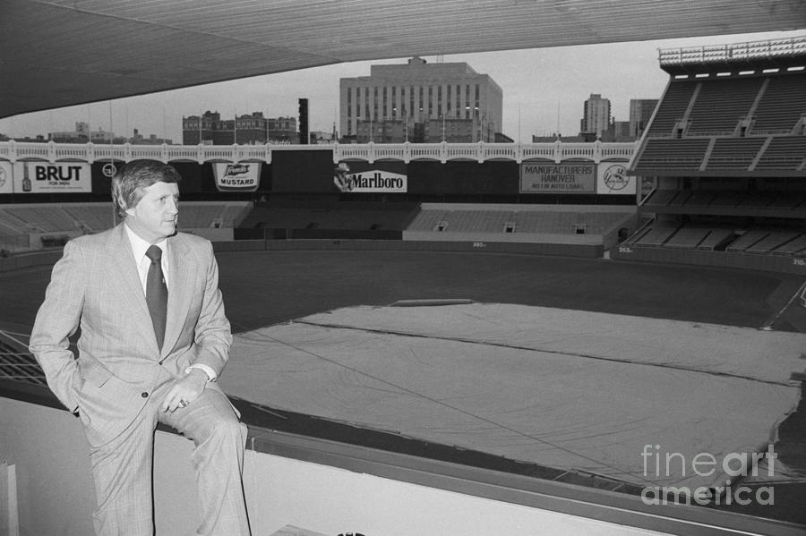 Steinbrenner In Empty Yankee Stadium Photograph by Bettmann