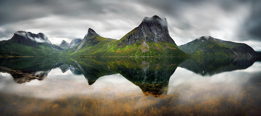 Steinfjorden Panorama Photograph by Wojciech Kruczynski