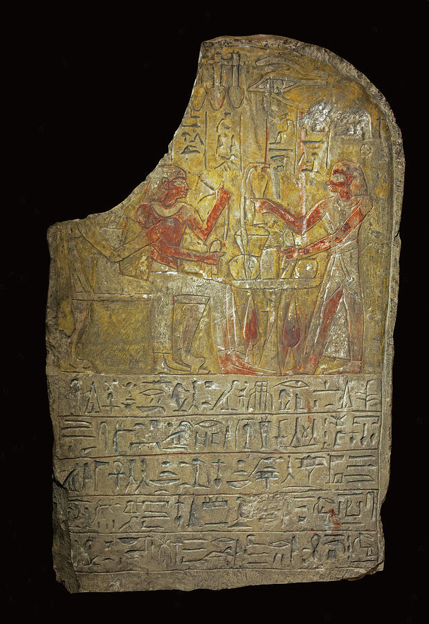 Stela Of Nebamun, Egyptian, 1479 Bc Photograph by Millard H. Sharp