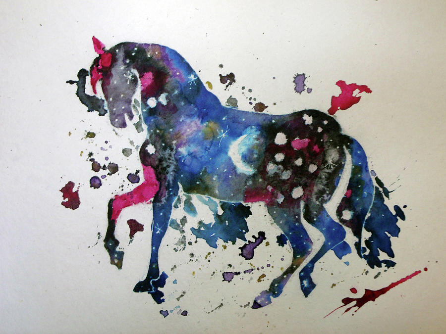 Animal Painting - Stellar Horse by Lauren Moss